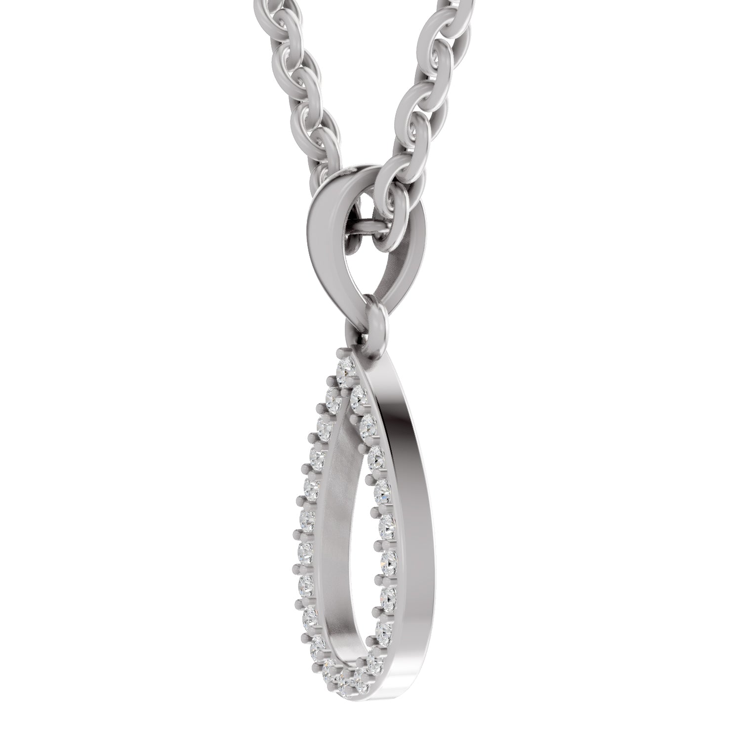 0.11 Ct Diamond Pendant in 14K
