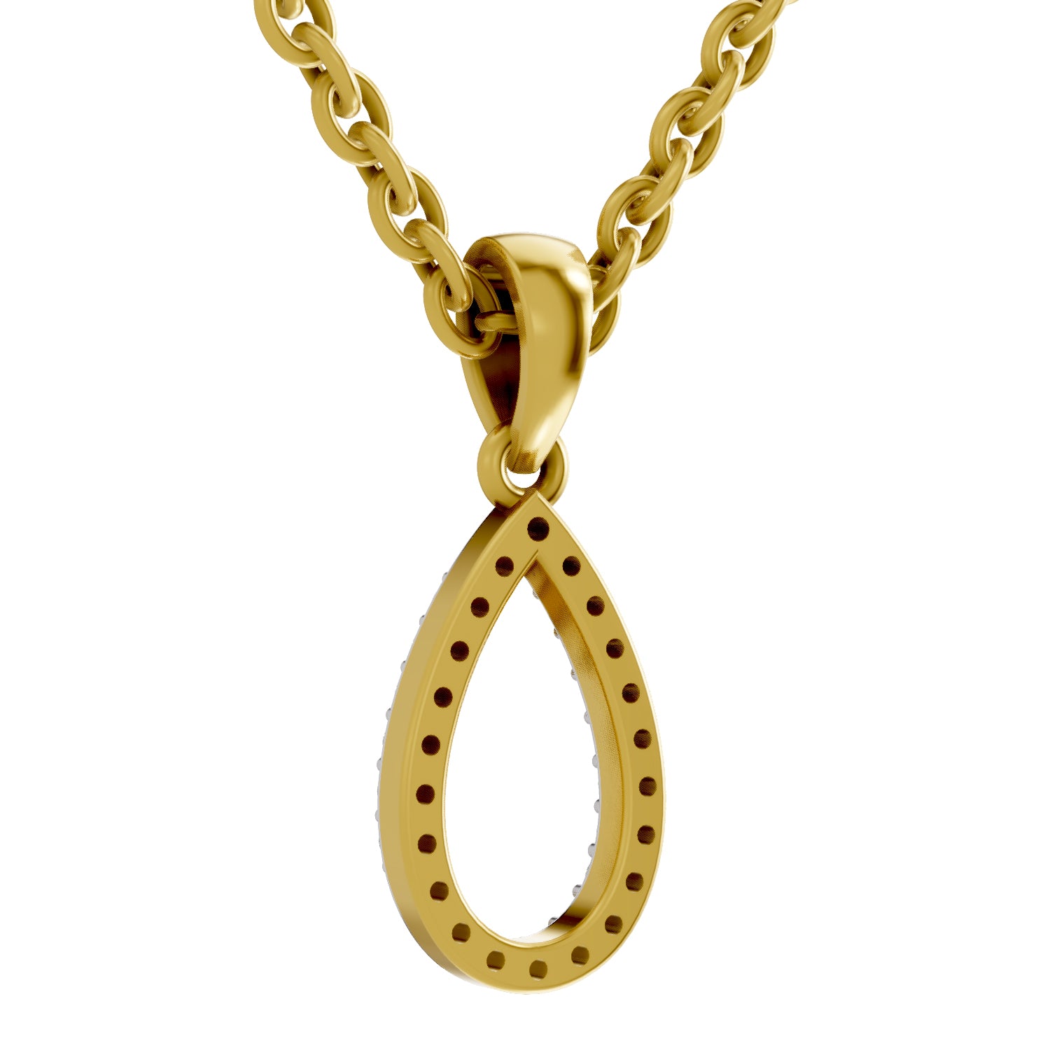 0.11 Ct Diamond Pendant in 14K