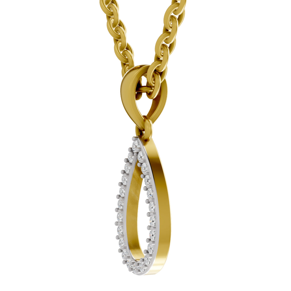 0.11 Ct Diamond Pendant in 14K