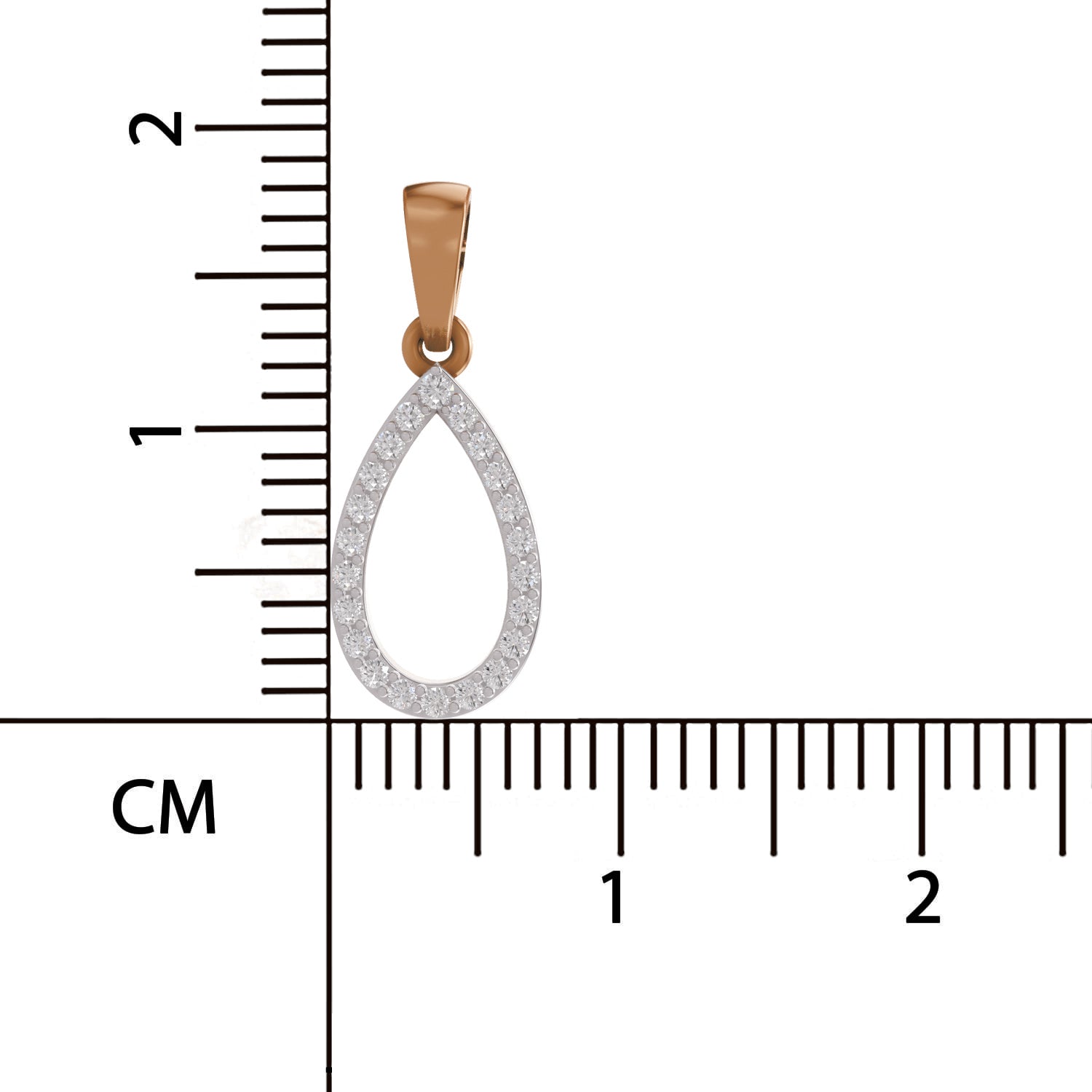 0.11 Ct Diamond Pendant in 14K