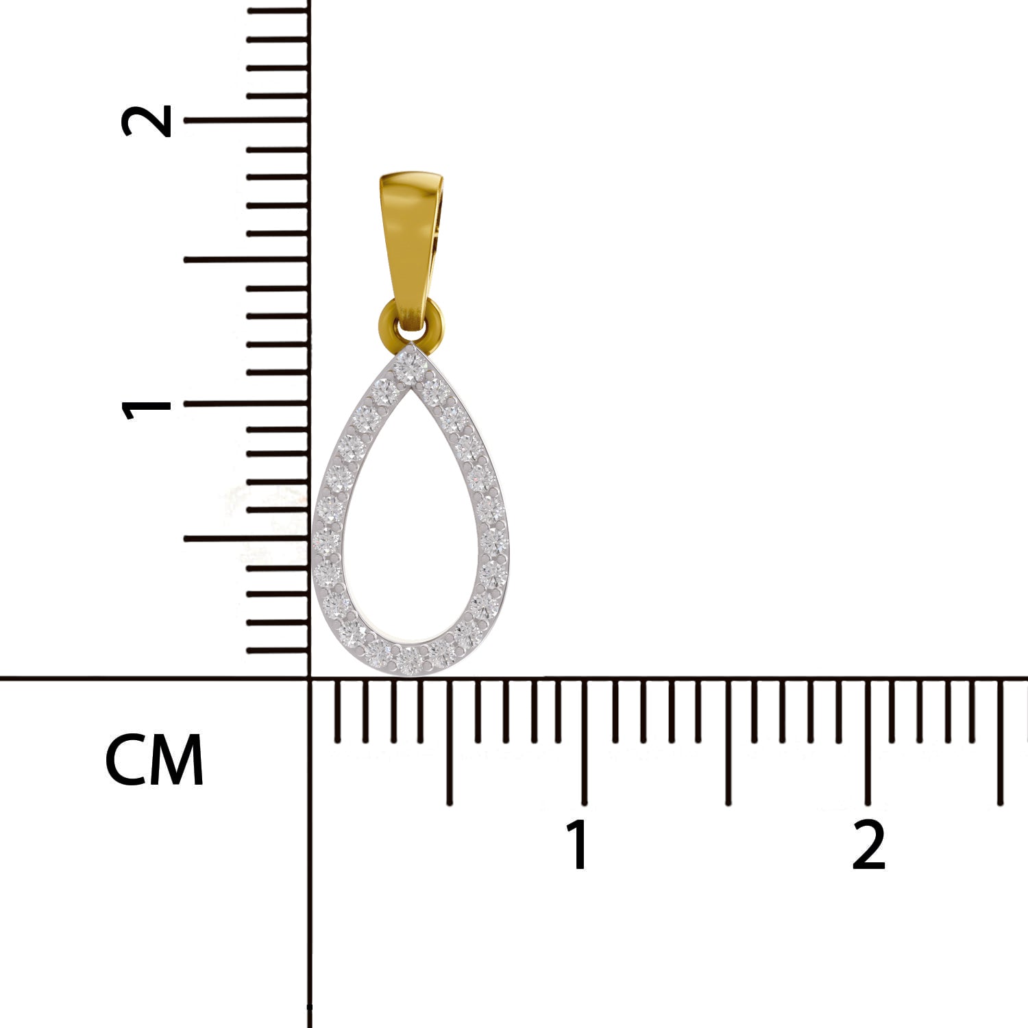 0.11 Ct Diamond Pendant in 14K