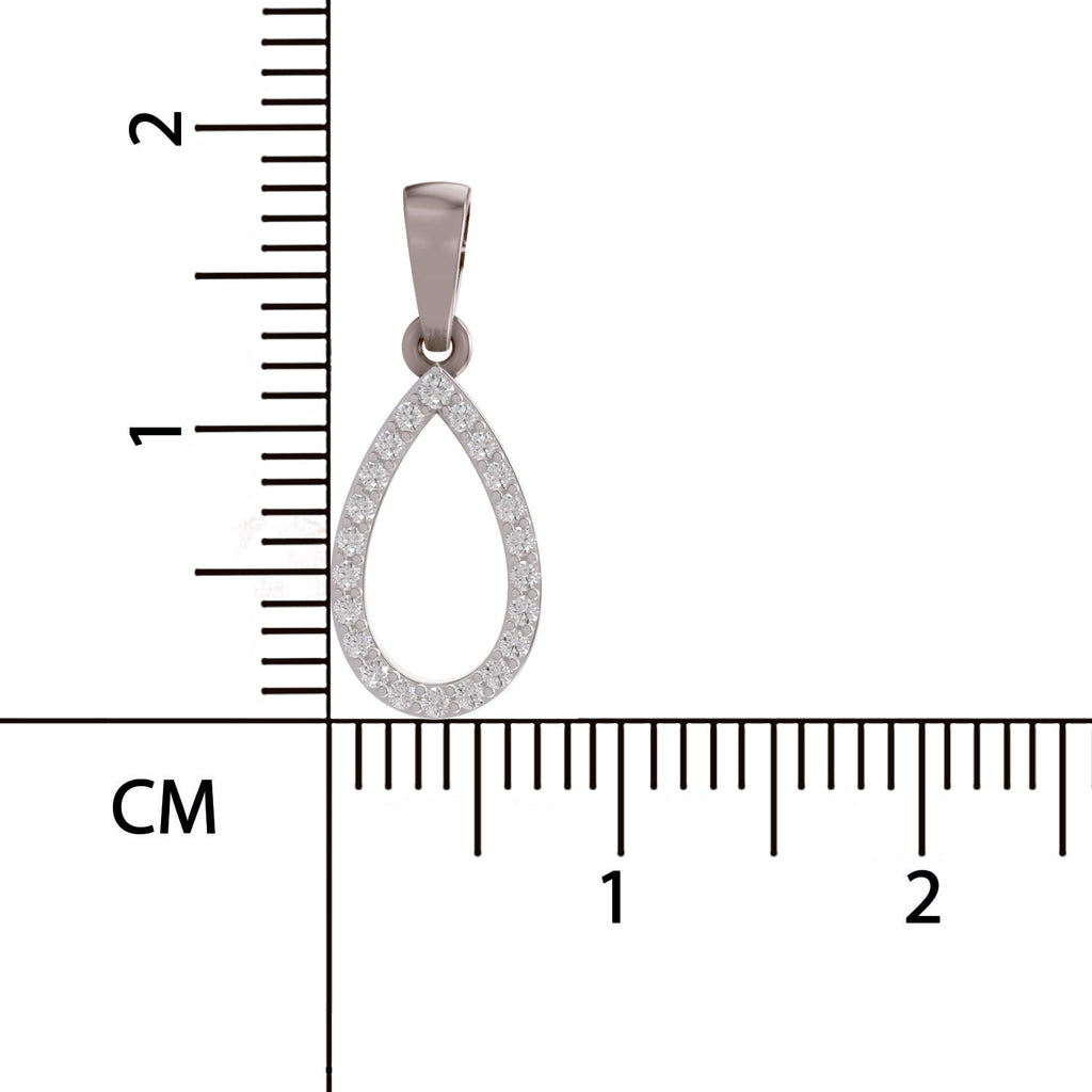 0.11 Ct Diamond Pendant in 14K