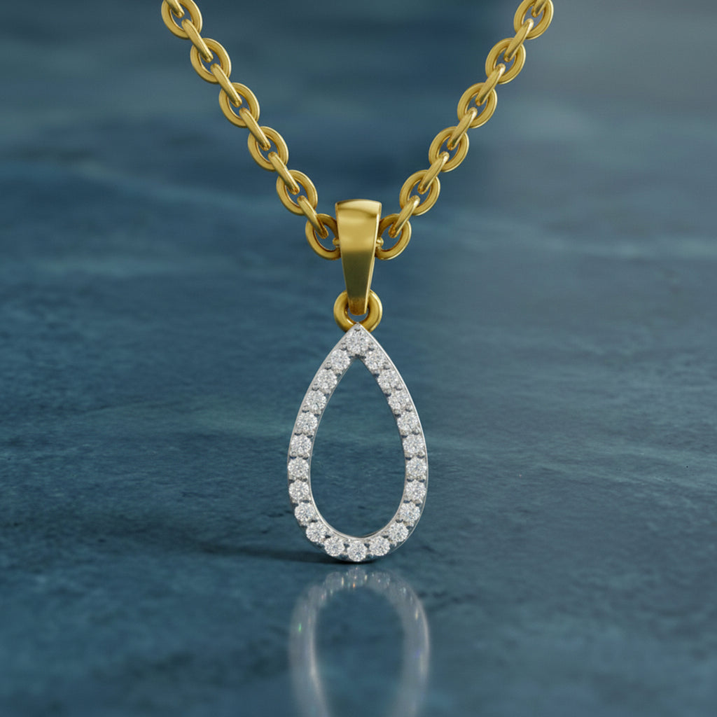 0.11 Ct Diamond Pendant in 14K