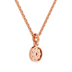 0.50 ct Halo Diamond Pendant in 14K