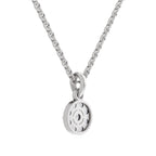 0.50 ct Halo Diamond Pendant in 14K