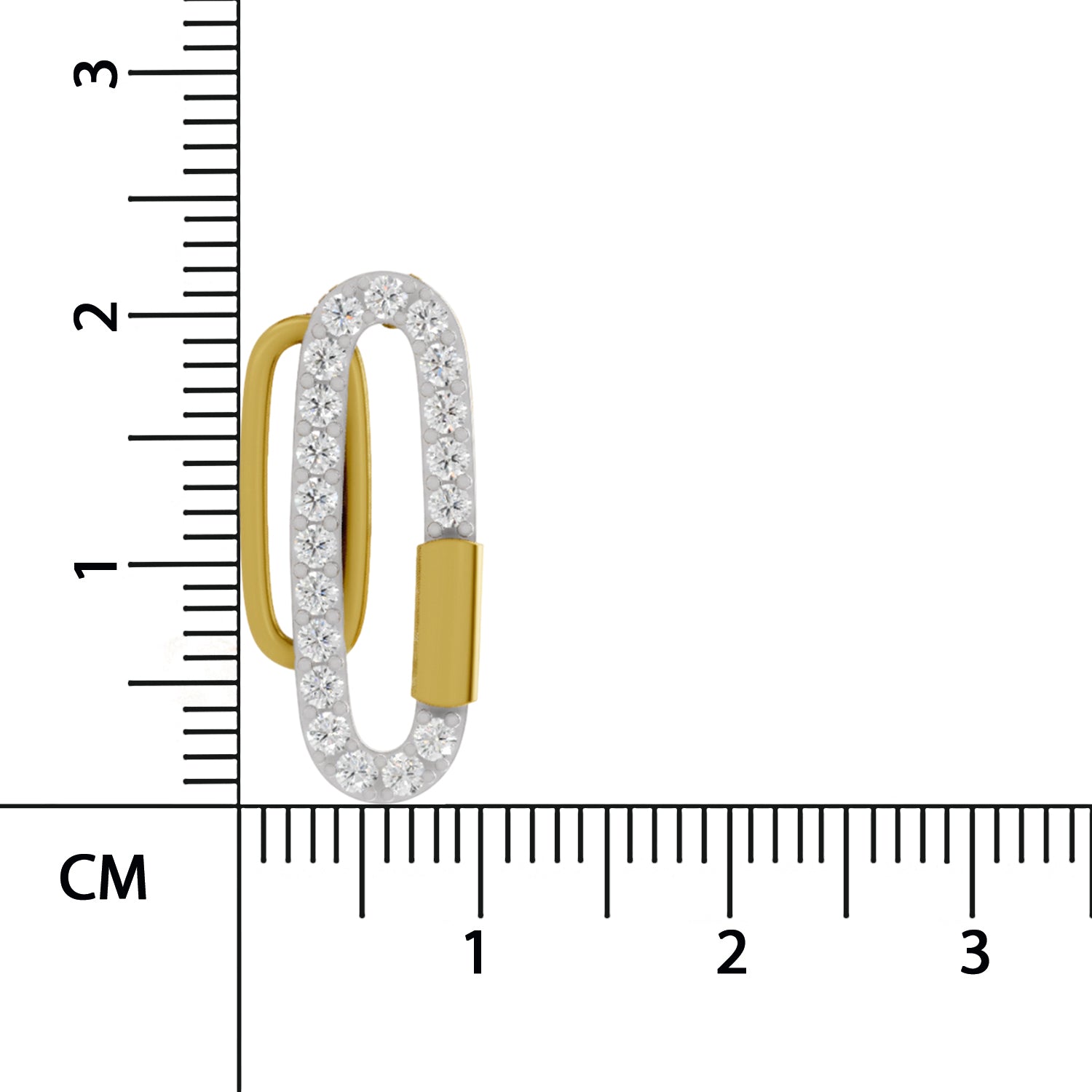 0.48 Carat| 925 Sterling Silver Gold Plated Fashion Pendant Necklace