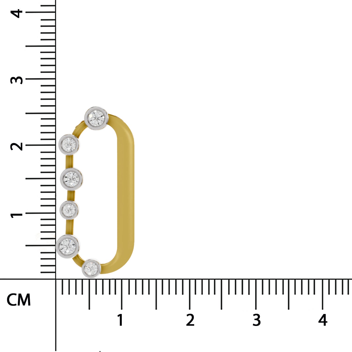 0.31 Round Shape | 925 Sterling Silver Gold Plated Fashion Pendant