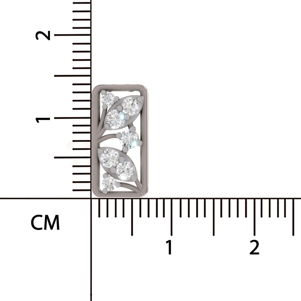 0.26 Carat Lab Grown Diamond Everleaf Pendant in 14K