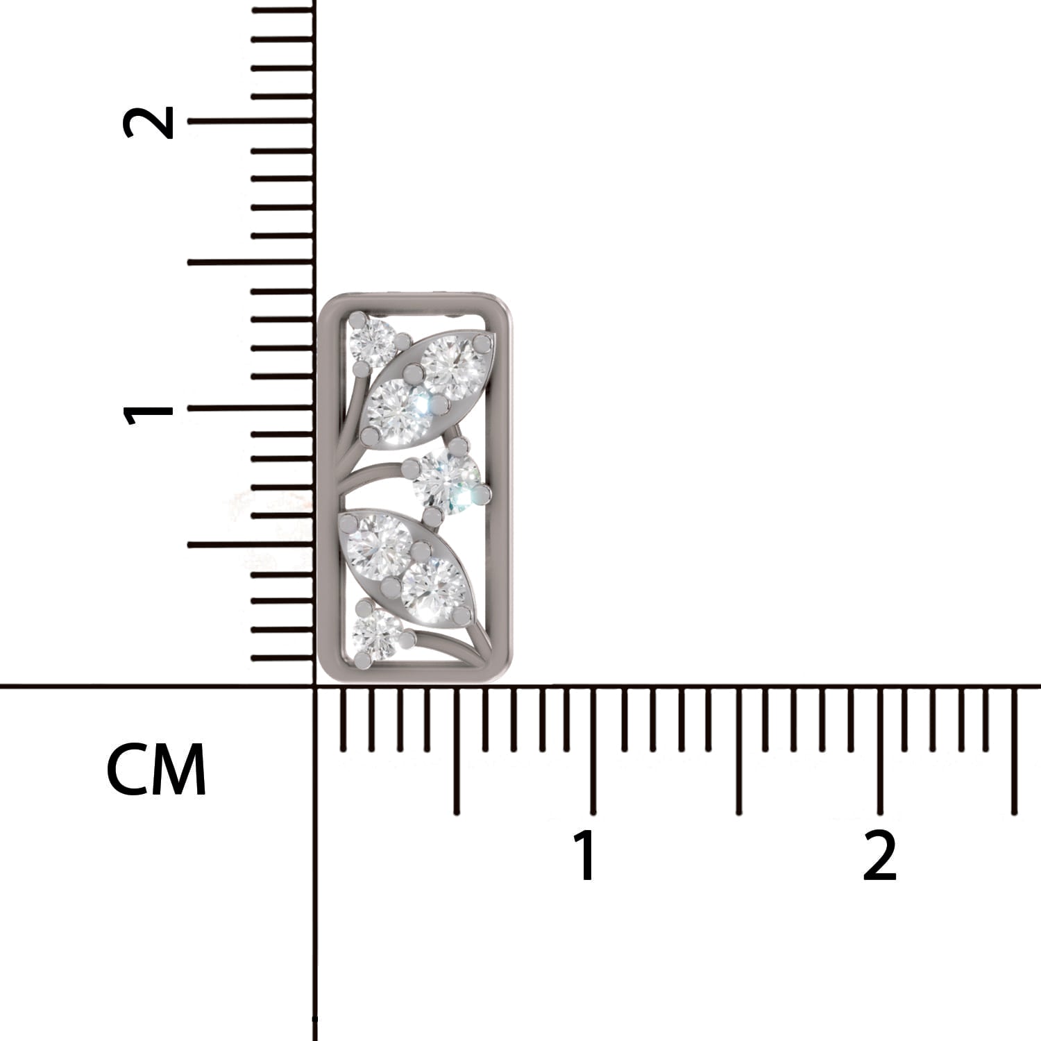 0.26 Carat Lab Grown Diamond Everleaf Pendant in 14K