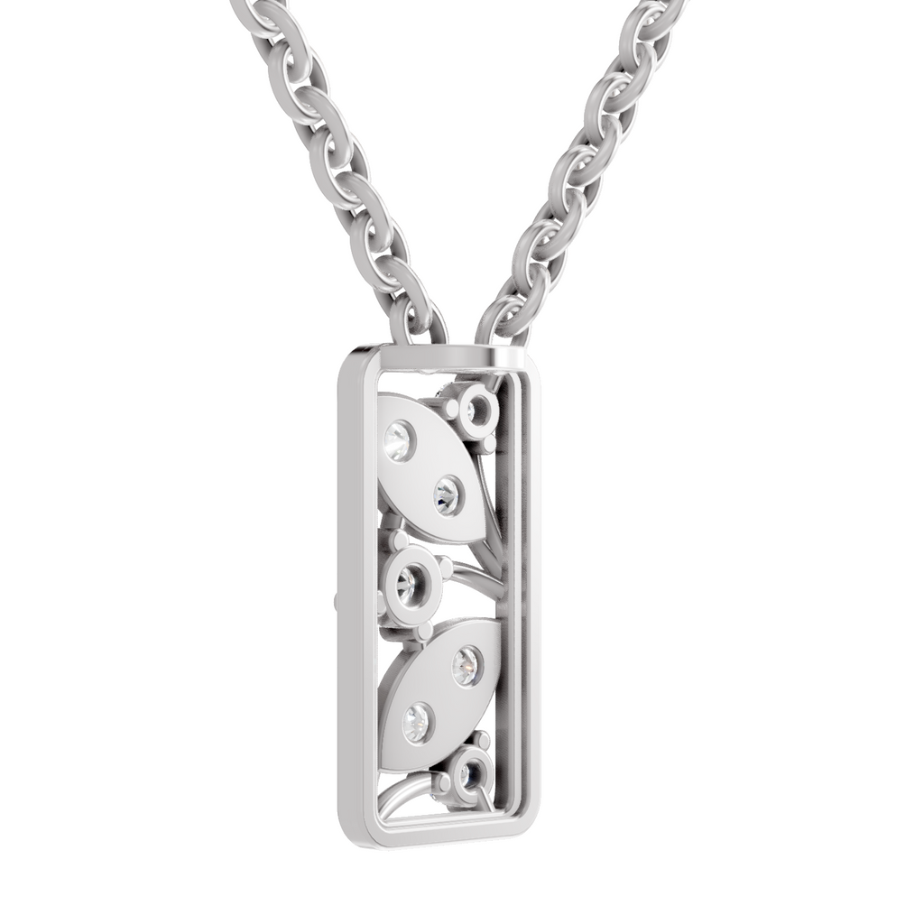 0.26 Carat Lab Grown Diamond Everleaf Pendant in 14K