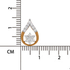 0.24 Carat Lab Grown Diamond Teardrop Pendant in 14K