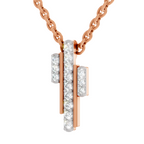 0.23 Carat Lab Grown Diamond Skyline Pendant in 14K