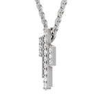 0.23 Carat Lab Grown Diamond Skyline Pendant in 14K
