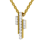 0.23 Carat Lab Grown Diamond Skyline Pendant in 14K