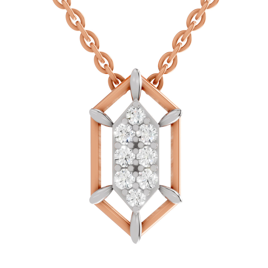 0.29 Carat Lab Grown Diamond Pendant in 14K