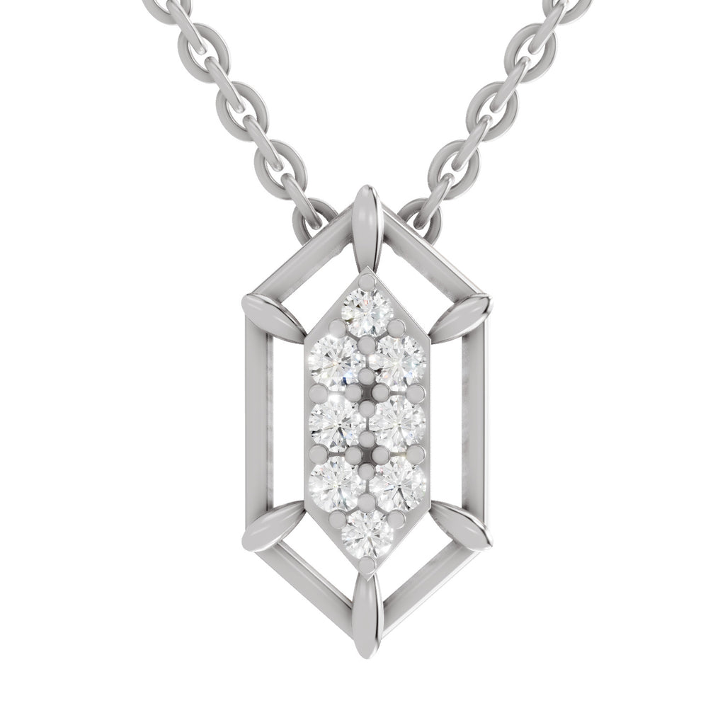 0.29 Carat Lab Grown Diamond Pendant in 14K