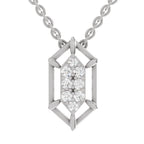 0.29 Carat Lab Grown Diamond Pendant in 14K