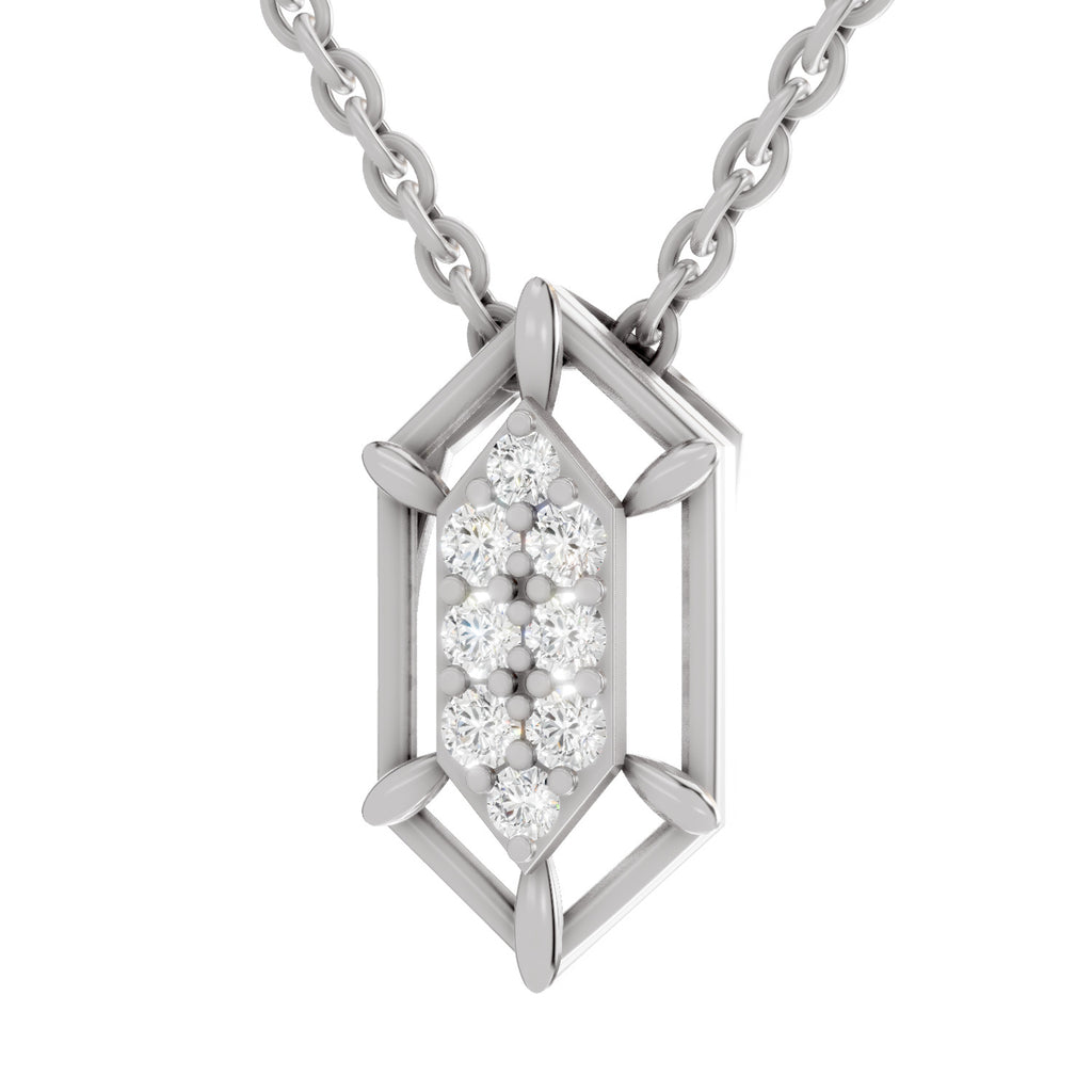 0.29 Carat Lab Grown Diamond Pendant in 14K