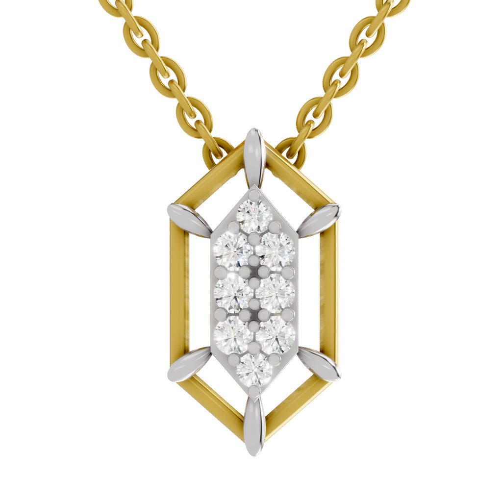 0.29 Carat Lab Grown Diamond Pendant in 14K