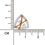 0.29 Carat Lab Grown Diamond Trinity Spark Pendant in 14K