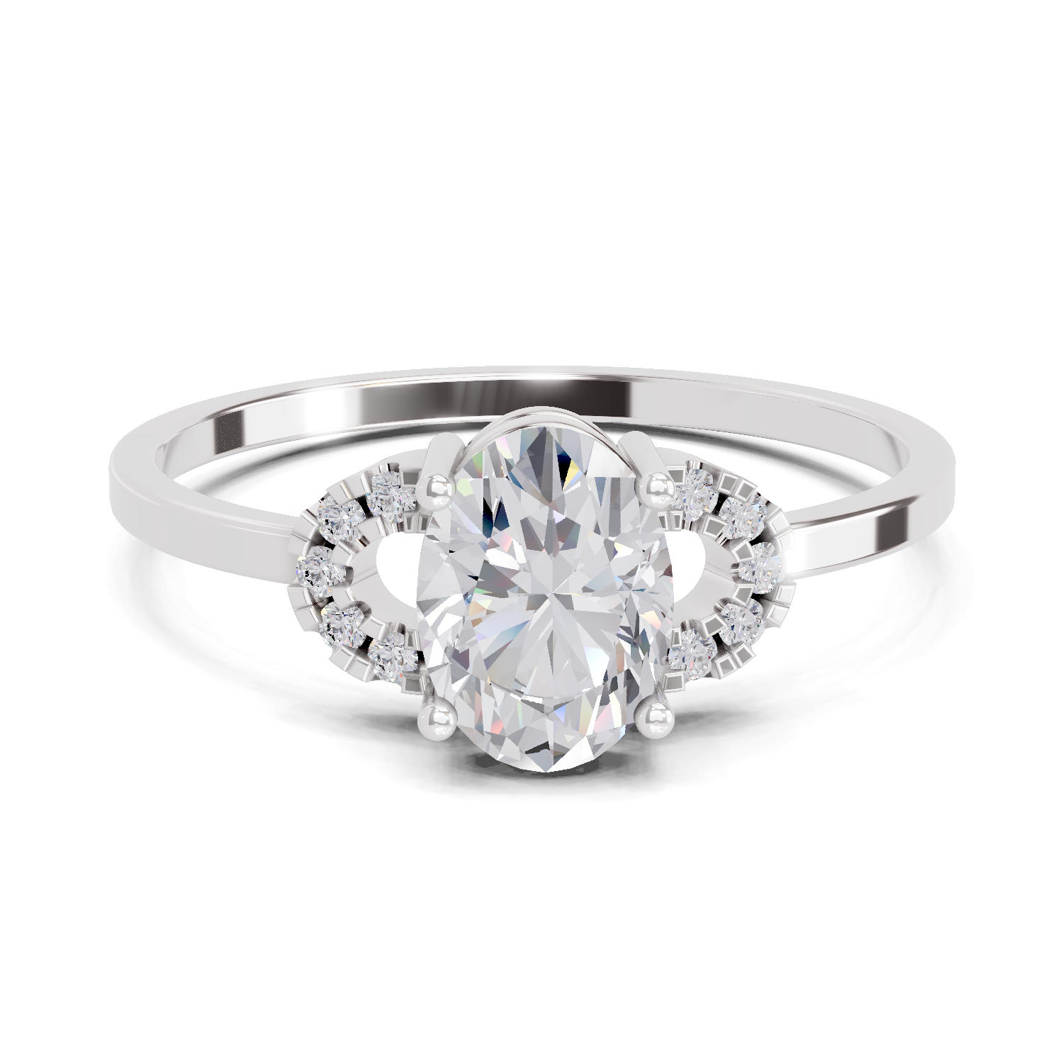 1.11 Carat Diamond Ring in 14K Gold