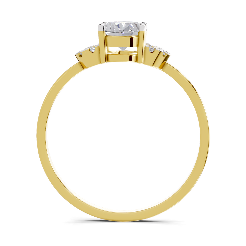 1.11 Carat Diamond Ring in 14K Gold