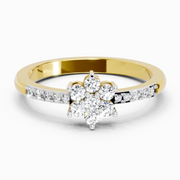 0.33 Ct Flower | 14K Yellow Gold