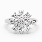 1.63 Carat Diamond Ring in 14K Gold