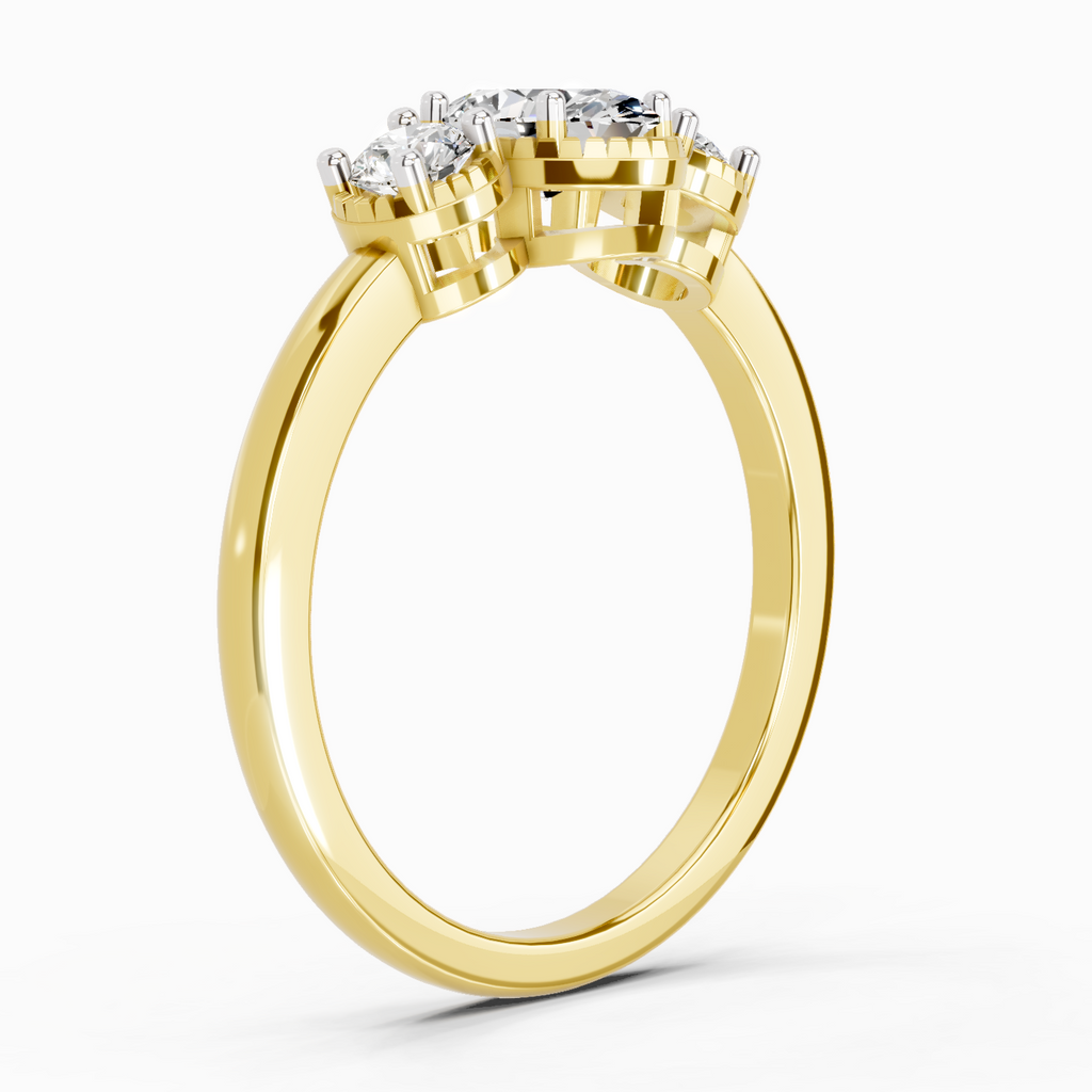 0.88 Carat Diamond Ring in 14K Gold