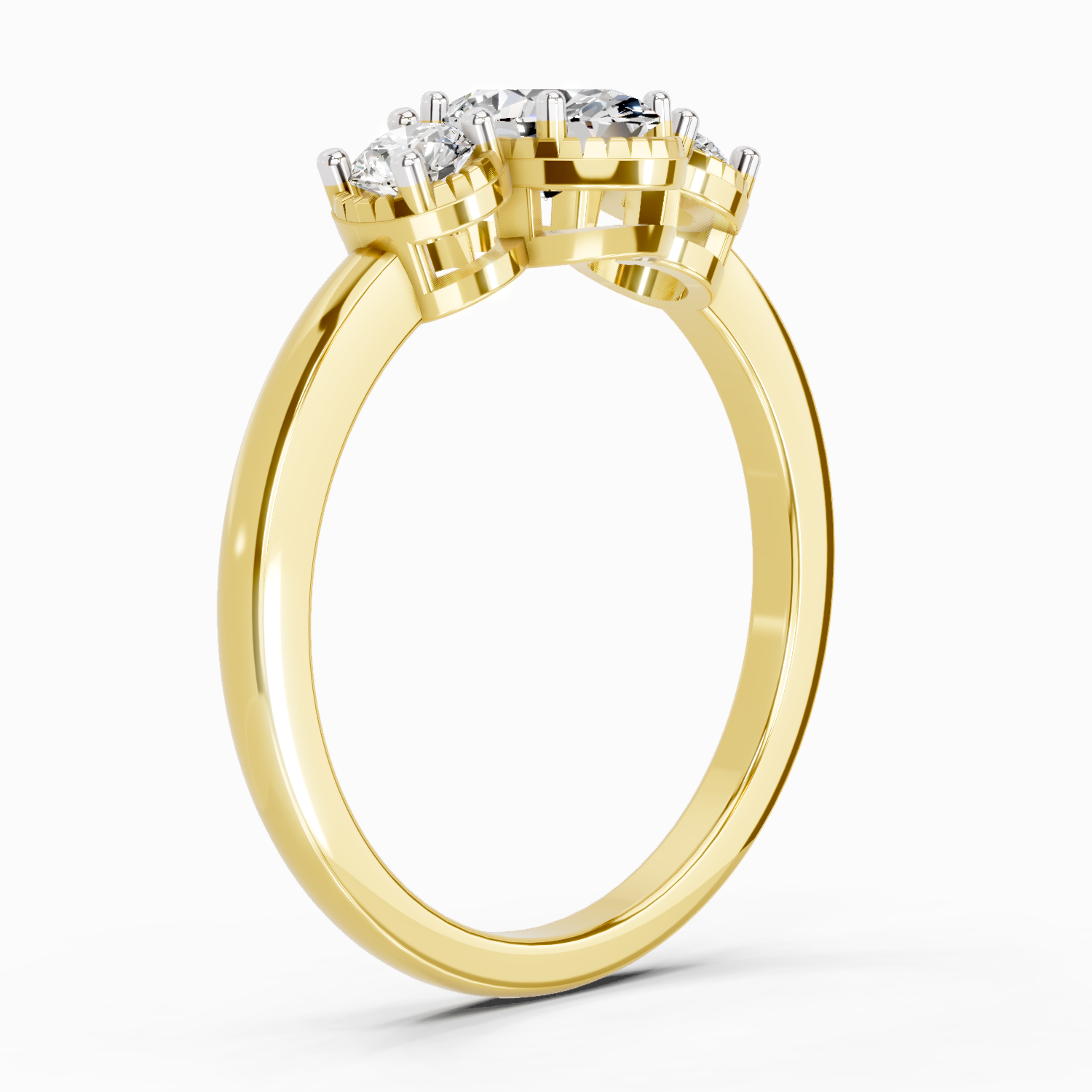 0.88 Carat Diamond Ring in 14K Gold