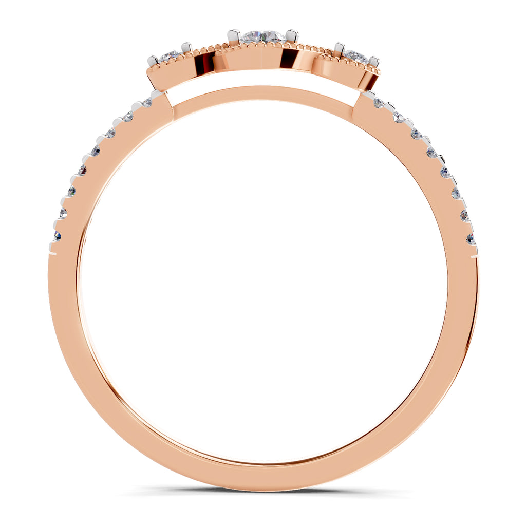 0.16 Carat Diamond Ring in 14K Gold