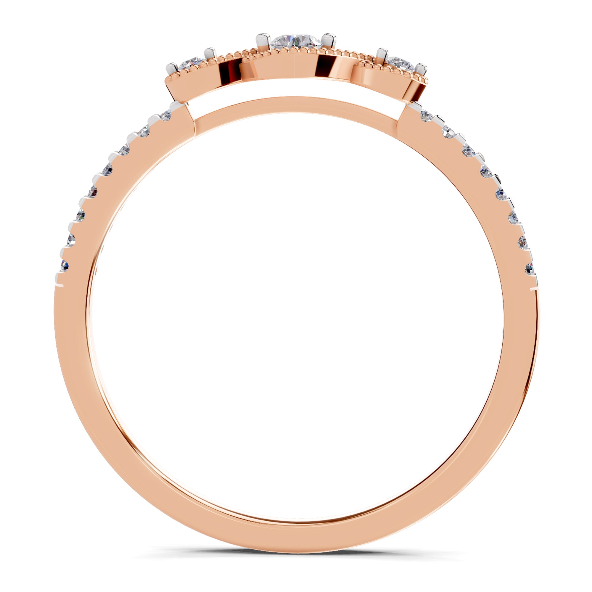 0.16 Carat Diamond Ring in 14K Gold