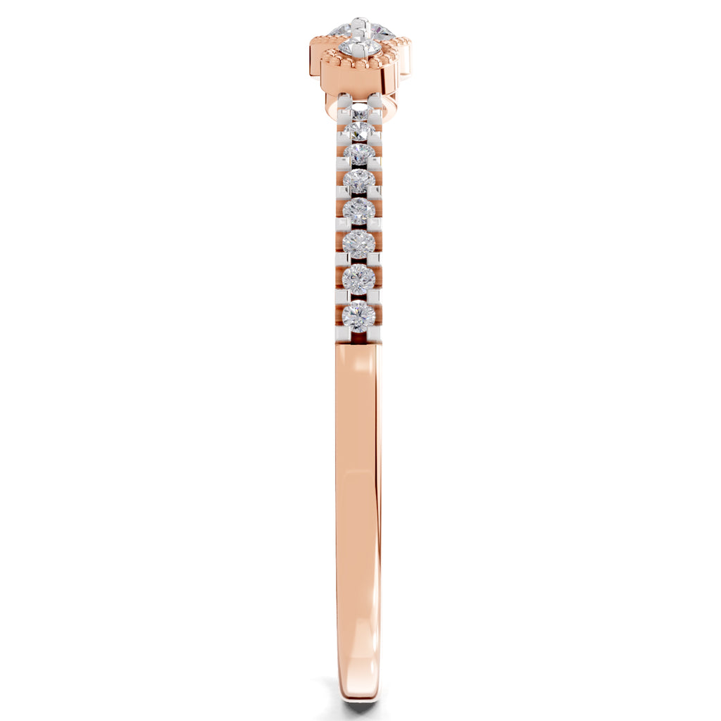 0.16 Carat Diamond Ring in 14K Gold
