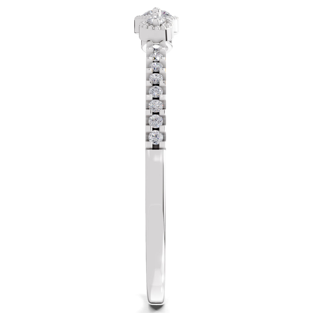 0.16 Carat Diamond Ring in 14K Gold