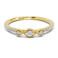 0.16 Carat Diamond Ring in 14K Gold