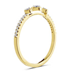 0.16 Carat Diamond Ring in 14K Gold