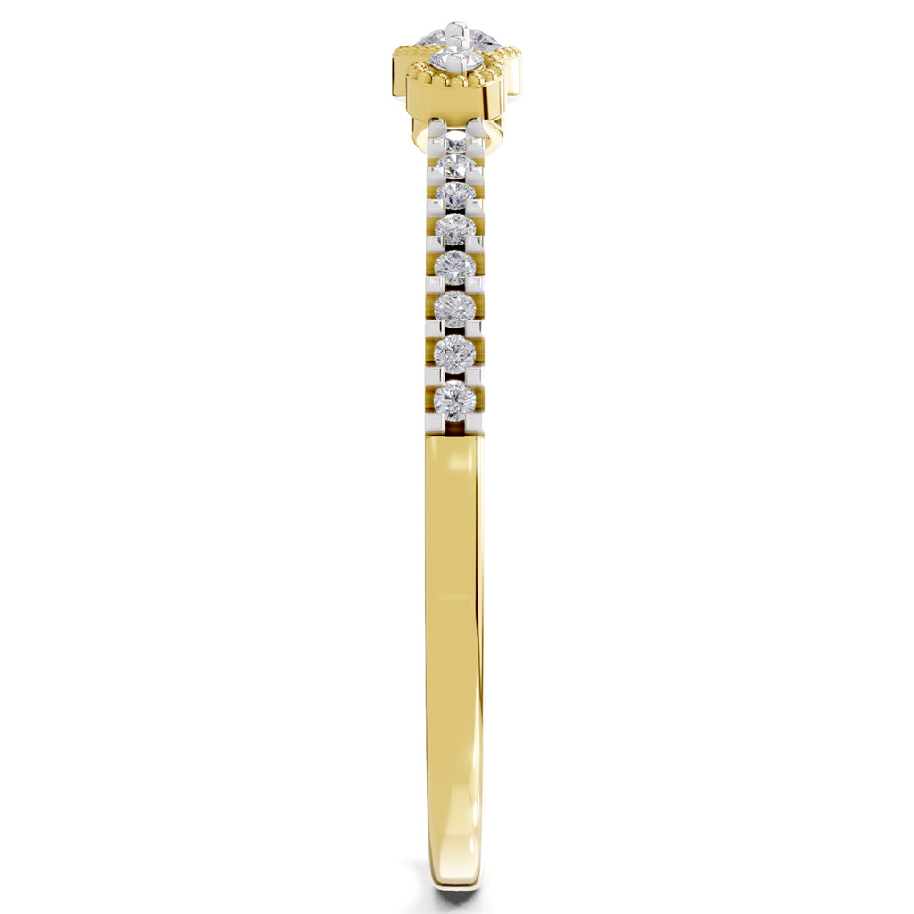 0.16 Carat Diamond Ring in 14K Gold