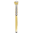 0.16 Carat Diamond Ring in 14K Gold