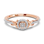 0.18 Carat Diamond Ring in 14K Gold
