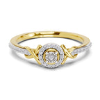 0.18 Carat Diamond Ring in 14K Gold