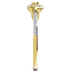 0.18 Carat Diamond Ring in 14K Gold