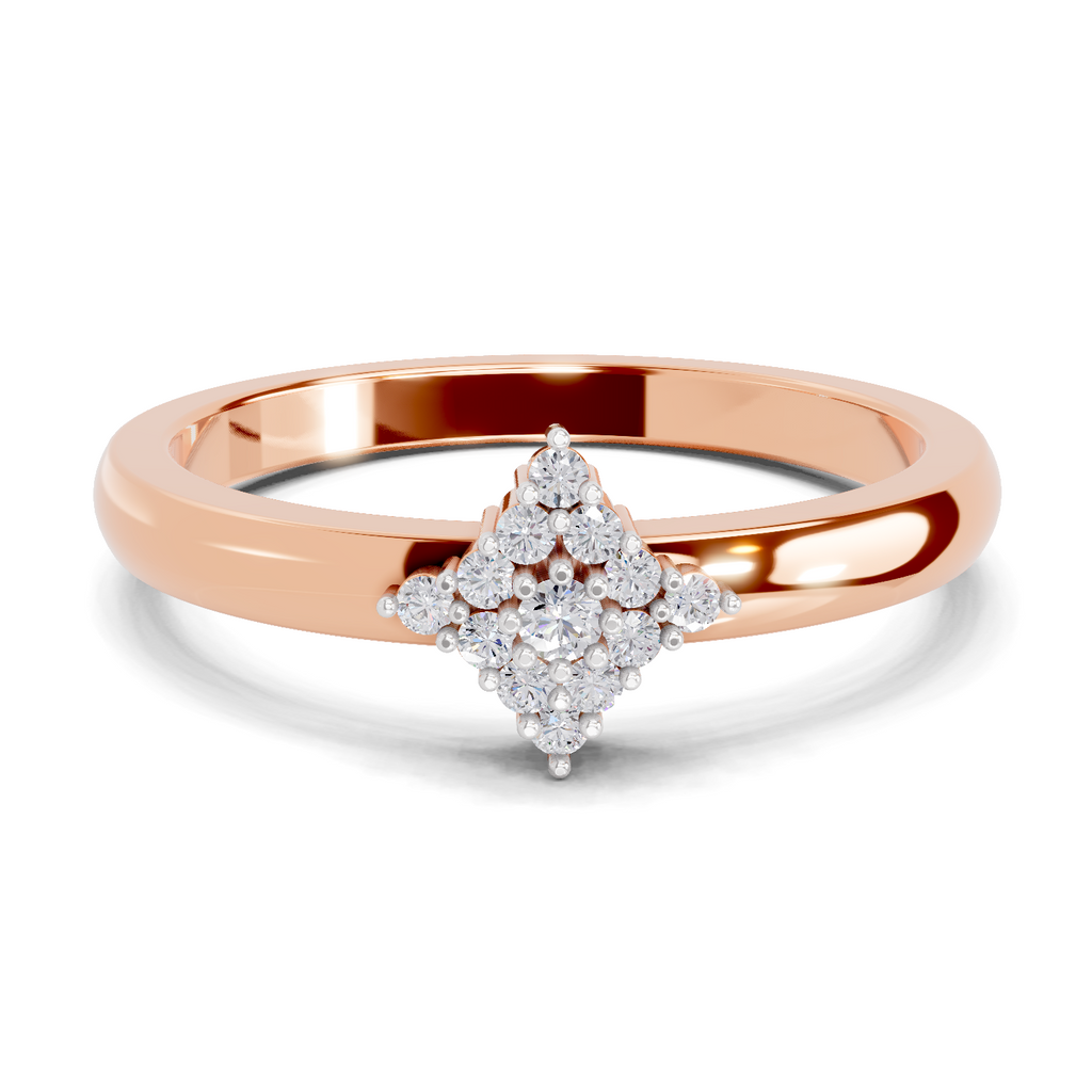 0.12 Carat Diamond Ring in 14K Gold