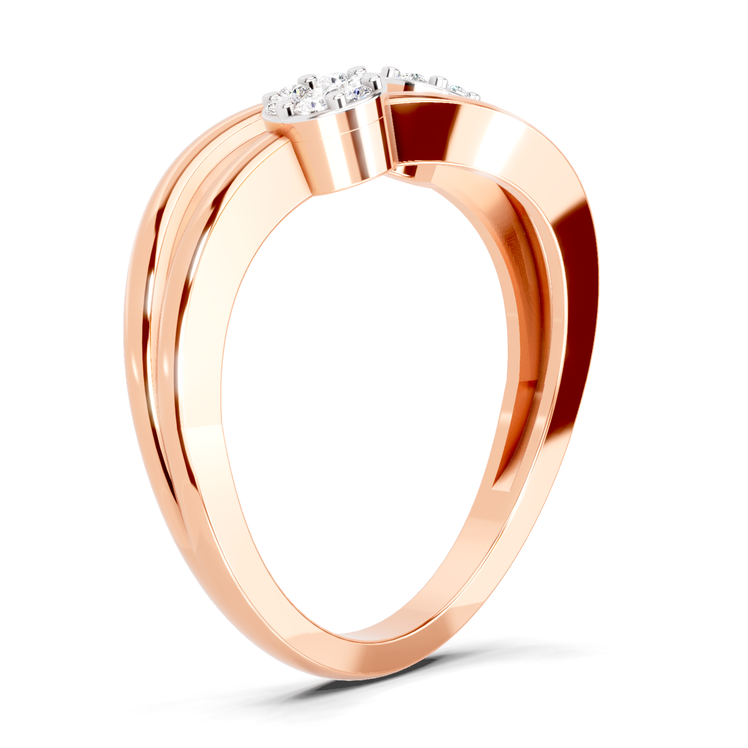 0.07 Carat Diamond Ring in 14K Gold
