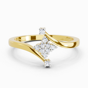 0.098 Ct Cluster | 14K Yellow Gold