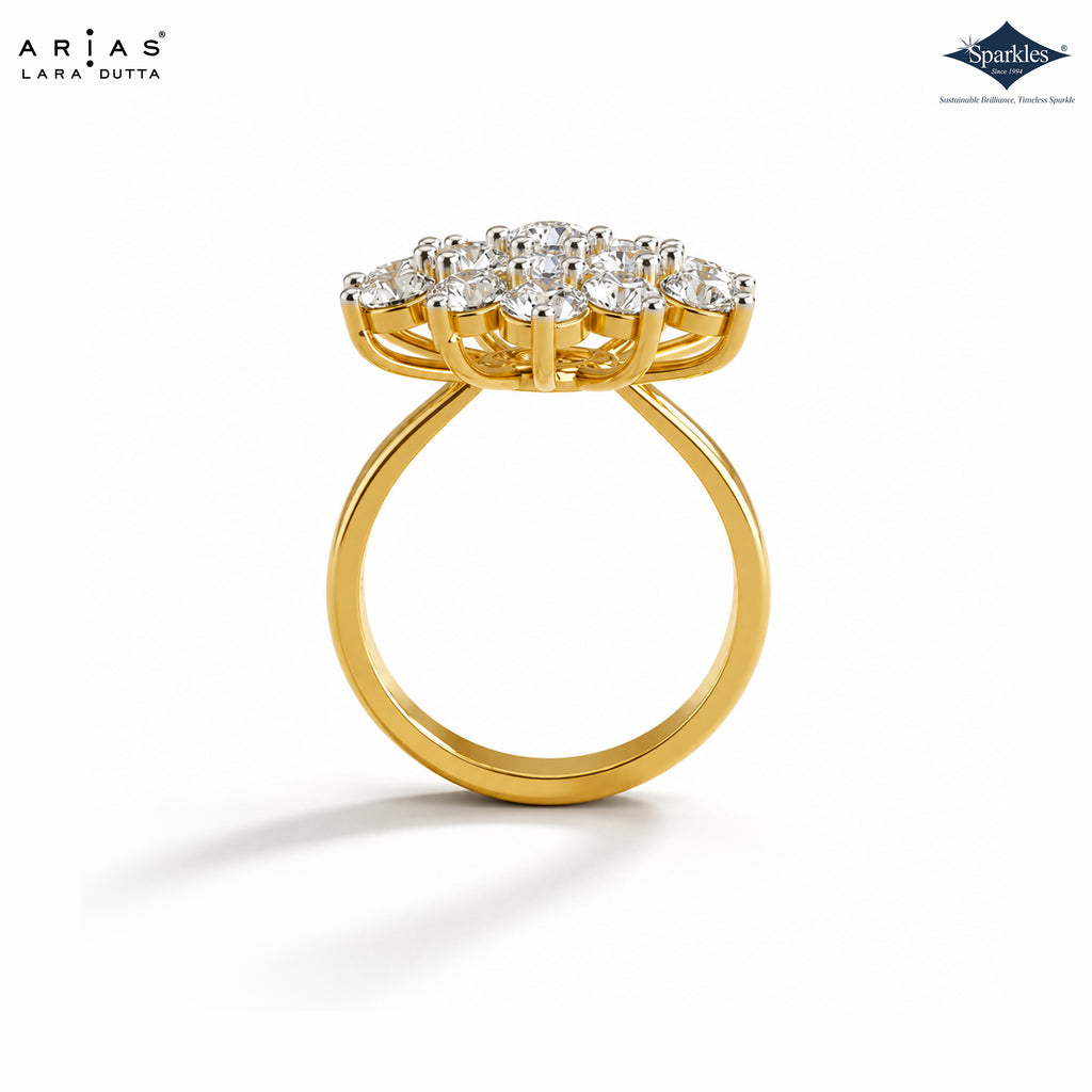 Arias by Lara Dutta Cluster Ring