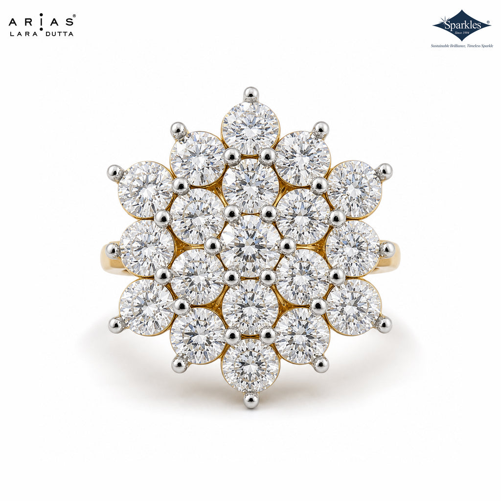 Arias by Lara Dutta Cluster Ring