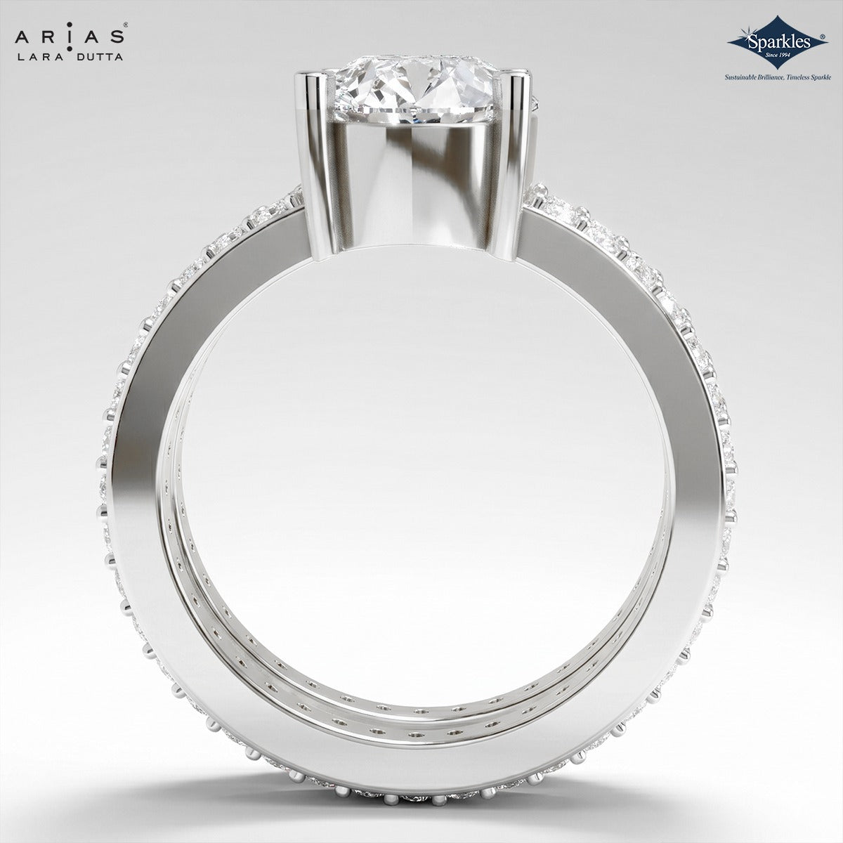 Arias by Lara Dutta Pear-Cut Splendor Ring