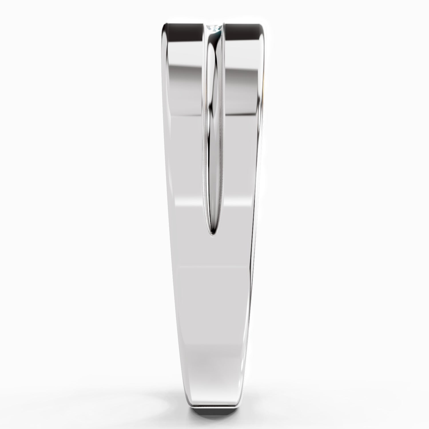 0.3 Carat Knife Edge Engagement Ring | 14K White Gold