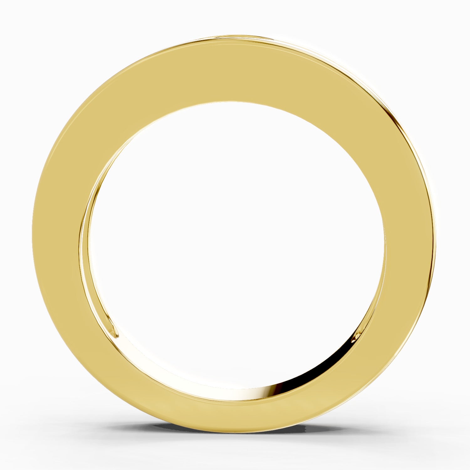 0.3 Carat Knife Edge Engagement Ring | 14K Yellow Gold
