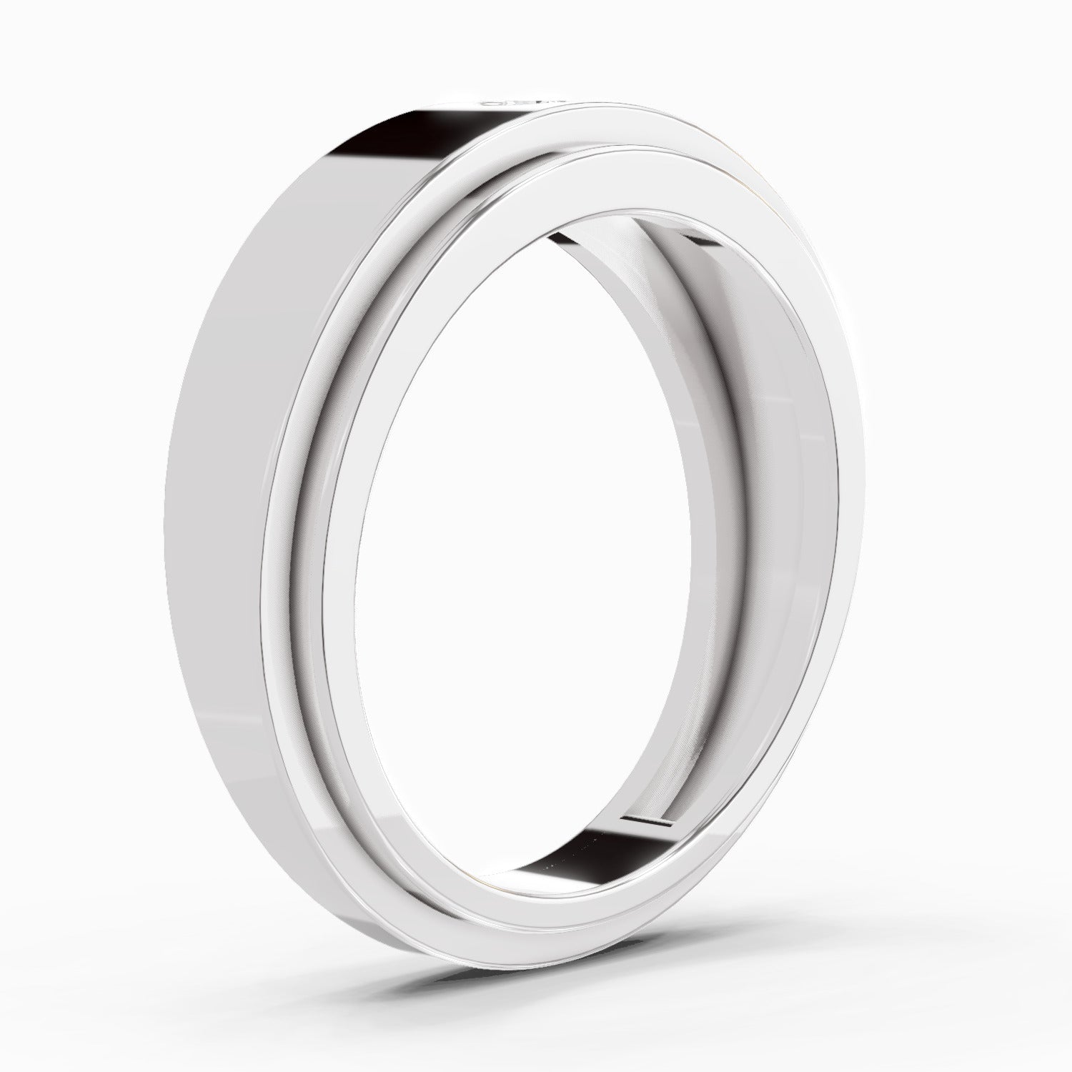 0.11 Carat Titan Engagement Ring | 14K White Gold